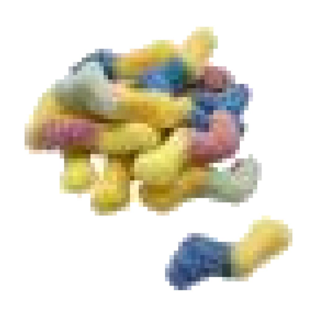 SOUR NEON WORMS VEGGIE 6x1kg Wichtgoeddeal €4,49 per kg